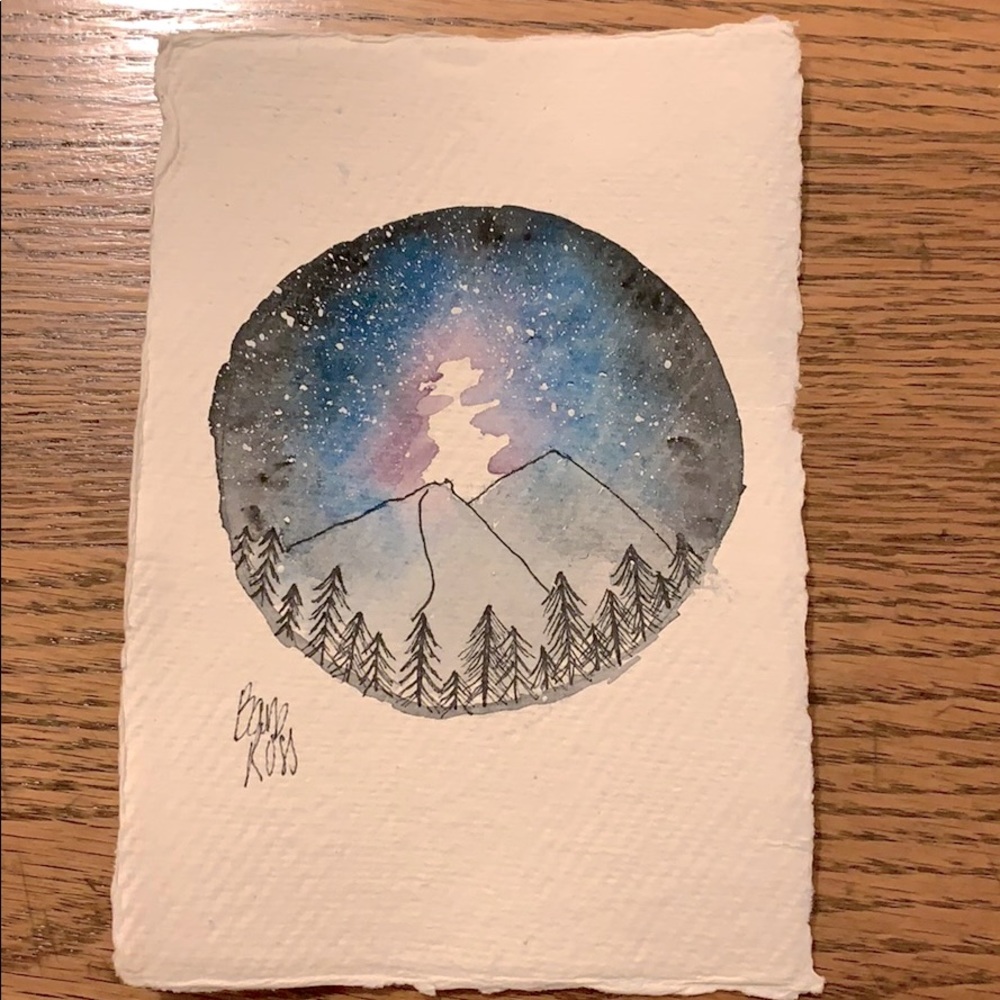 Original Painting - Free Hand Watercolor